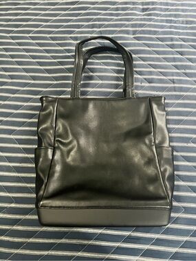 Used Moleskine Faux Leather Laptop Tote